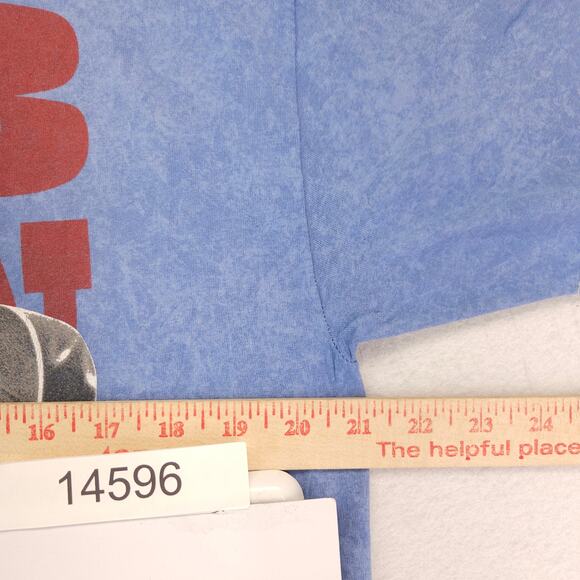 Authentic Bob Dylan Band Short Sleeve Graphic T Shirt Adult Mens Size L Blue - Picture 7 of 10